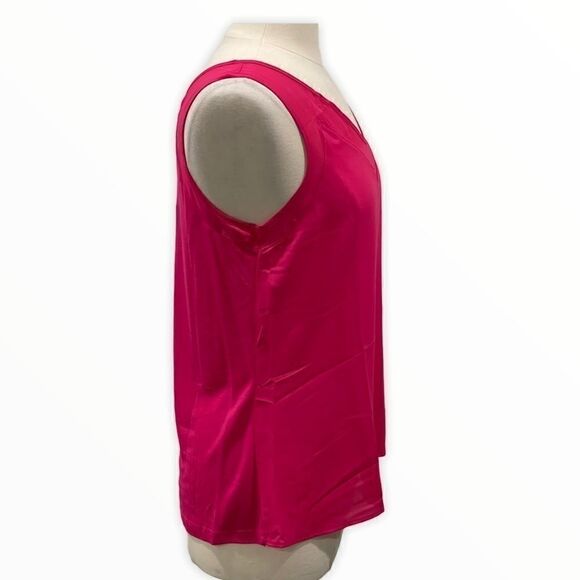 INC International Concepts Women’s Sheer-Trim Top - Picture 6 of 9